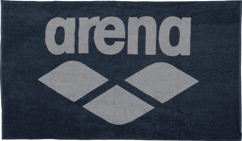 Arena Pool Soft handdoek grijs/blauw