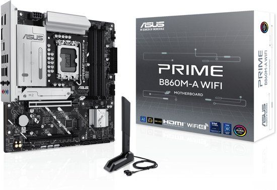ASUS Prime B860M-A WiFi, Intel mATX moederbord