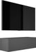3E 3xE living.com meuble TV (largeur : 100 cm, hauteur : 34 cm, profondeur : 32 cm). meuble bas, meuble TV, meuble télévision en anthracite