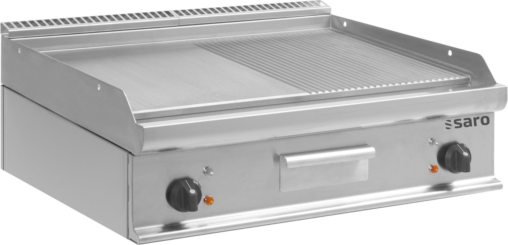 Saro E7/KTE2BBM - Elektrische grillplaat - 80cm - 10800W - Roestvrijstaal