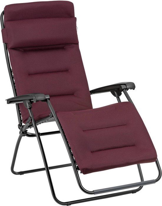Lafuma RSX Clip AirComfort Relaxstoel - Verstelbaar - Inklapbaar - Zero Gravity - Bordeaux