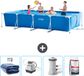 Intex Rechthoekig Frame Zwembad - 450 x 220 x 84 cm - Blauw
