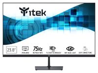 iTek GWF-display - 23,8 inch plat, FHD 1920 x 1080, VA, 75Hz, 16:9, HDMI, VGA, Audio Out, LBL, dun, zonder frame