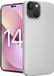 ShieldCase telefoonhoesje geschikt voor Apple iPhone 14 ultra thin case - zilver