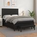Maison Exclusive - Sommier à lattes de lit avec matelas noir 140x190 cm similicuir