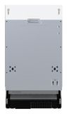 Wiggo WD-B4126E(W) - Inbouw Vaatwasser - 45 cm - 9 Couverts - 6 Programma's - RVS