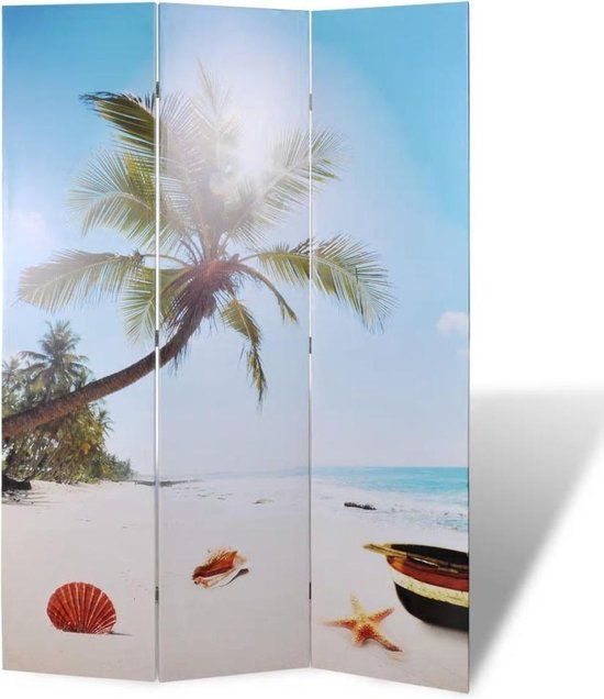 vidaXL Kamerscherm inklapbaar strand 120x170 cm