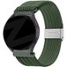 Garmin Forerunner 265 band gevlochten nylon band (olijfgroen)