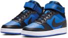 Nike Court Borough Mid 2 (GS) Blauw - Zwart Leer Hoge Sneakers Maat 38
