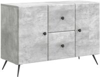 vidaXL Dressoir Betongrijs 89 x 34,5 x 60 cm Bewerkt hout