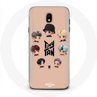 Maniacase Etui voor Samsung Galaxy J3 2017 BTS TinyTAN Animatie Poster RM Jin Suga J-Hope Jimin V En Jungkook