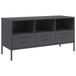 VidaXL Meuble TV 100,5x39x50,5 cm Acier Anthracite