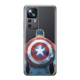 ERT GROUP mobiel telefoonhoesje voor Xiaomi 12T/12T pro/K50 Ultra origineel en officieel erkend Marvel patroon Captain America 002