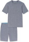 SCHIESSER Pyjama Kort Heren Admiraal Geruit