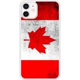iPhone 12 Drapeau Canada Bedrukt siliconen hoesje