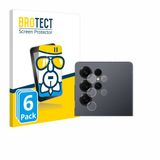 BROTECT Screenprotector 6 Stuks voor Samsung Galaxy S25 Ultra (ALLEEN Camera Lens) Beschermglas transparant