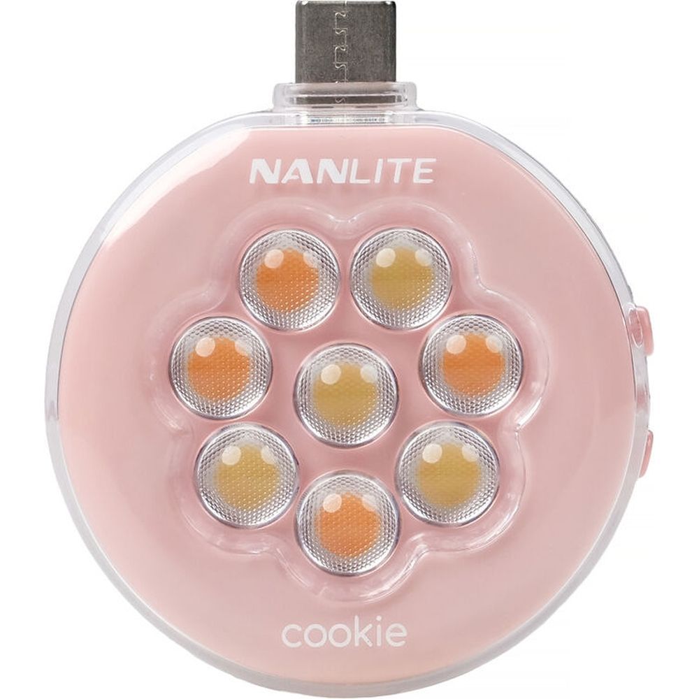Nanlite Nanlite cookie LED Mini Light (coral pink)