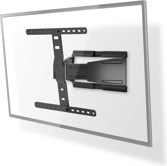 Nedis TV Muurbeugel – 43 - 90 inch – Kantelbaar en Draaibaar – Tot 50 kg