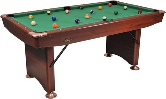 Buffalo Pooltafel Challenger 6 ft bruin opklapbaar