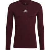 Adidas Team Base Longsleeve Heren Bordeaux Maat XL