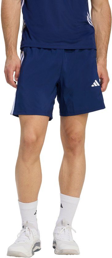 Adidas Performance Workout Essentials Base 3 Stripes Woven Short - Heren - Blauw