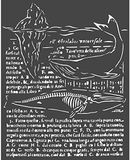 STAMPERIA KSTD056 STENCIL 20X25CM dikke sjabloon cm. 20X25 Whale, meerkleurig