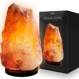 MikaMax Lampe de table en cristal de sel de l'Himalaya - 2,5 kg - Dimmable