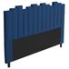 Menzzo Lucky hoofdeinde, hout, blauw, 180 x 8 x 120 cm