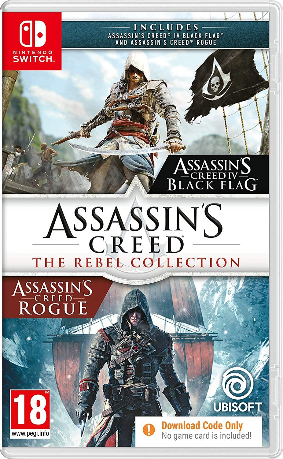 Ubisoft Assassin's Creed the Rebel Collection (Code in a Box) Nintendo Switch