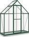 Serre avec châssis de base 169x58x202 cm aluminium vert