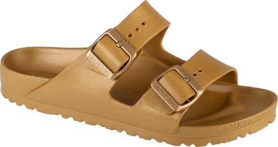 Birkenstock Arizona Eva - Slippers - Vrouwen - Goud - Maat 40