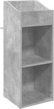 vidaXL - Platenkast - Betongrijs - 36 x 36 x 95,5 cm - Bewerkt hout