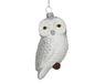 Decoris Uil kunststof L6,8b5,6h10,4 cm wit
