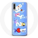 Maniacase Hoesje voor Samsung Galaxy A70 BTS Bangtan Sonyeondan BT21 Van Tata Chimmy Cooky Rj Koya Shooky Et Mang