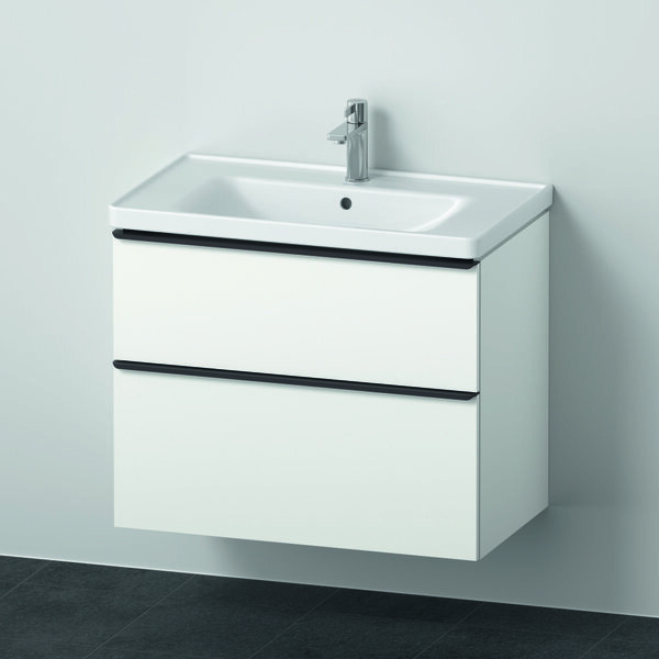 Duravit D-Neo meubelset m. wastafelonderbouwkast m. 2 laden m. softclose 80x20x48cm incl. wastafel wit mat DE012101818