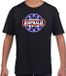 Bellatio Decorations Have fear Australia is here t-shirt met sterren embleem in de kleuren van de Australische vlag - zwart - kids - 134/140