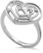 Orphelia ZR-7522/60 Dames Ring - maat 60 - Zilver