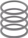 Merkloos Blenderpakking - Set van 4 - Siliconen - 8,4 cm