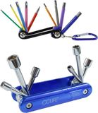 CCLIFE 2-delige multi-inklapbare schroevendraaierset & steeksleutelset