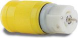 Marinco Connecteur de courant de quai 63A 230V 3 fils Blanc/Jaune Nylon