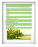 Fart Produkt time4blinds dag en nacht dubbel rolgordijn mini - raamrolgordijn dag en nacht - rolgordijn zonder boren - zonwering - rolgordijnen voor slaapkamers - 1000x1000mm – Lime – Rechtszijdig