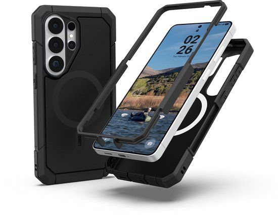 Urban Armor Gear Trooper Backcover met Magneet geschikt voor Samsung Galaxy S26 Ultra - Black (Opaque)