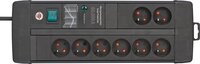 Brennenstuhl Premium-Line 8-voudig stekkerdoos met overspanningsbeveiliging - Zwart