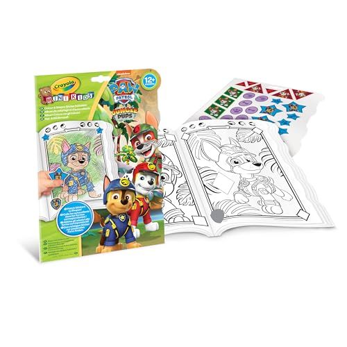 CRAYOLA Colour & Activity Book Paw Patrol, 32 pagina's met stickers, 81-1375-U-001