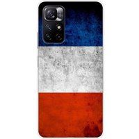 Drapeau france Bedrukt siliconen hoesje compatibel met Xiaomi Redmi Note 11 5G, Xiaomi Redmi Note 11S 5G