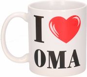 Bellatio Decorations I Love Oma Beker / Mok 300 ml