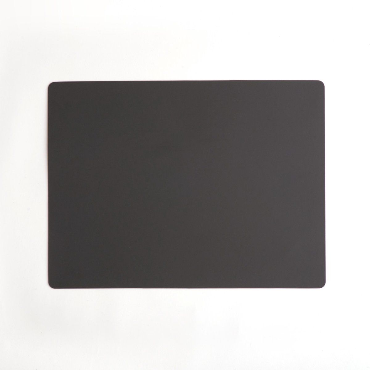 Vacavaliente Placemat and Coasters Rechthoek Placemat - Recycled Leer - 40x30 cm - Donkergrijs