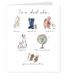 Lucy Claire Illustraties Vaderdag kaart, aquarel ontwerp, To a Dad Who Thema, met envelop
