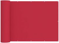 vidaXL Pare-vue pour balcon 150 x 200 cm tissu avec revêtement PU Bordeaux