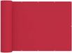 vidaXL Pare-vue pour balcon 150 x 200 cm tissu avec revêtement PU Bordeaux